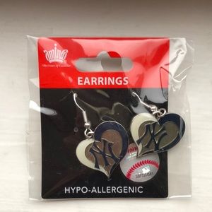 New York Yankee Earrings